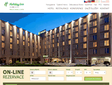 Tablet Screenshot of holidayinn.cz