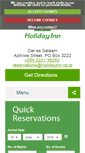 Mobile Screenshot of holidayinn.co.tz